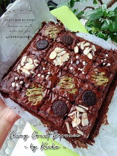 Foto resep Shiny Crust Fudgy Brownie