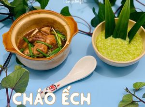 Hình của món Cháo ếch singapore.