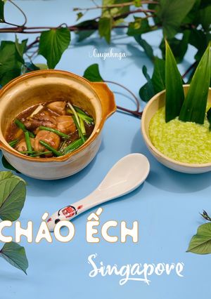 Hình của món Cháo ếch singapore.