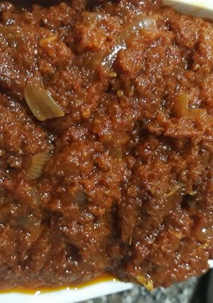 A picture of Tomato stew.