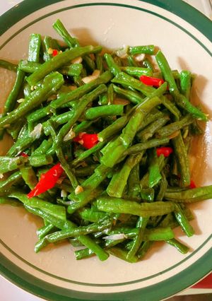 Foto resep Tumis kacang panjang