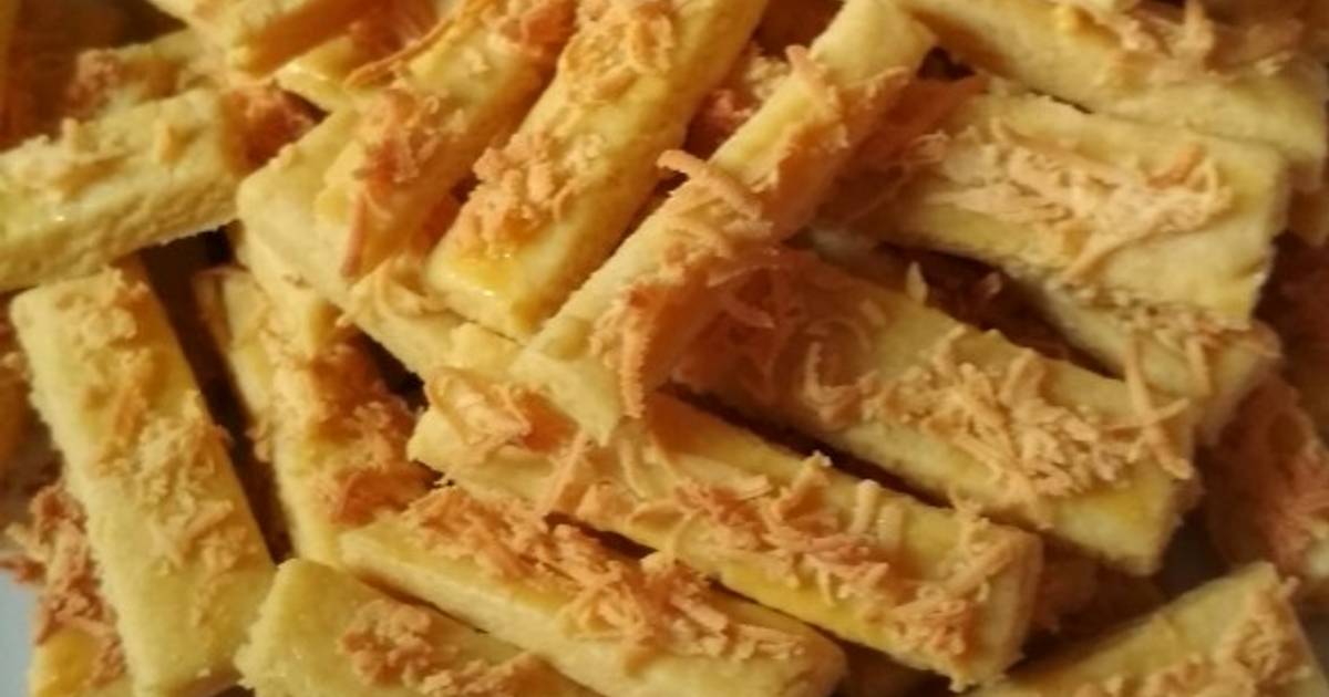 Resep 8 Kastengel Keju Aka Kue Keju Selasabisa Oleh Aliynt Rahmadina