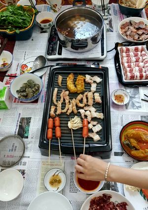 Hình của món Nạc nọng BBQ.