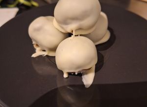 Une photo de Truffe speculoos chocolat blanc