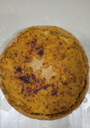 Una foto de Tarta de calabaza y choclo!!