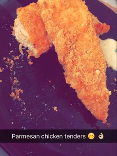 صورة لوصفة اصابع الدجاج المقرمشة بالبارميزان