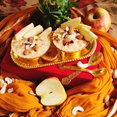 A picture of Apple Rabdi 😋 Royal Apple 🍎 Rabdi 😋.