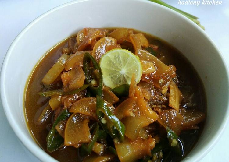 Recipe: Appetizing Tumis Kikil Cabe Ijo