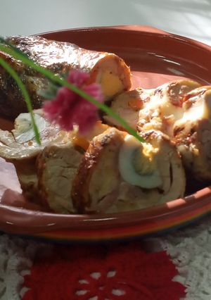 Una foto de Arrollado de pollo