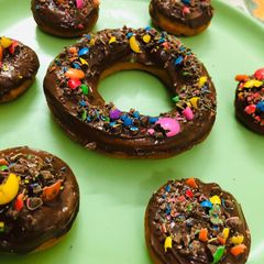 A picture of Doughnut No egg No Yeast.