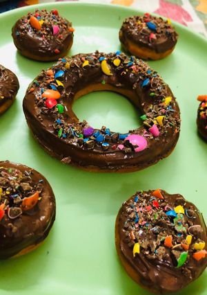 A picture of Doughnut No egg No Yeast.