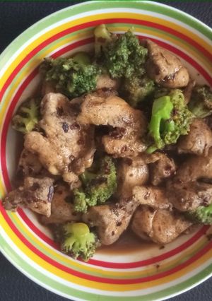 Foto resep Tumis ayam brokoli (diet)