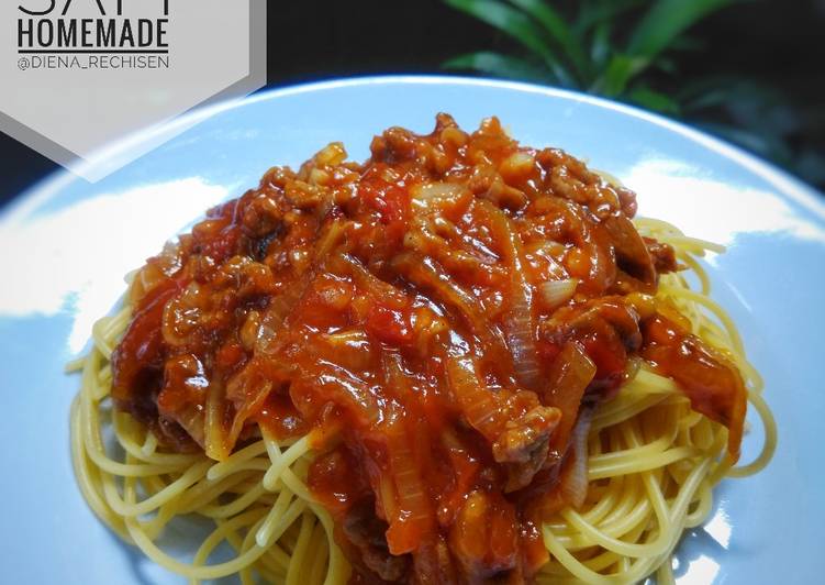 Spagetti saos daging sapi