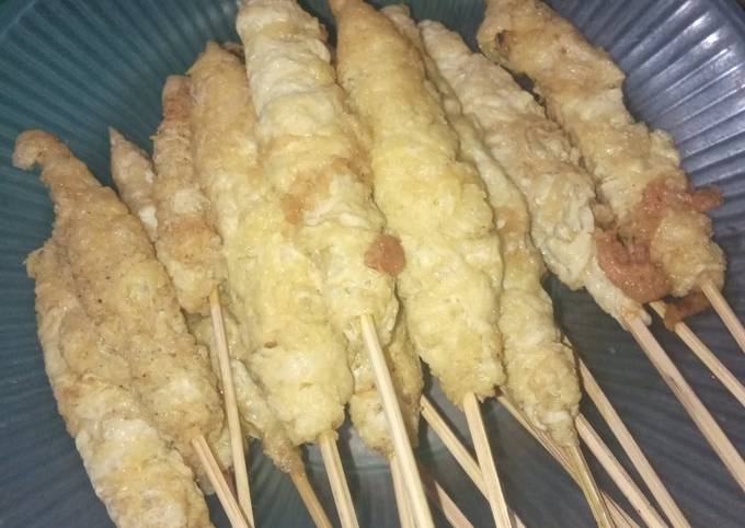 Sate Telur Gulung