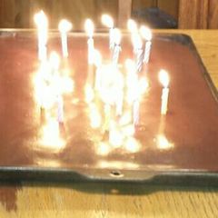 A picture of Granny Malinda's Famous Chocolate Sheet Cake .