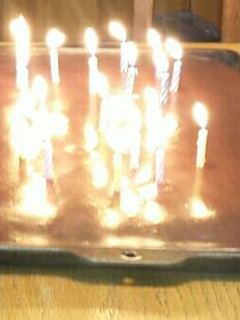 A picture of Granny Malinda's Famous Chocolate Sheet Cake .