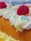 Brazo de lemon curd y merengue