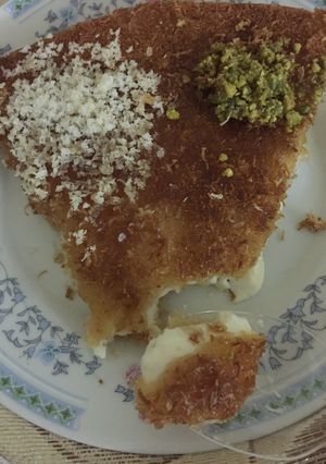 صورة لوصفة كنافه بالقشطه 😋❤️
