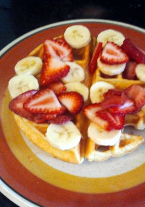 A picture of Fluffy Waffles.