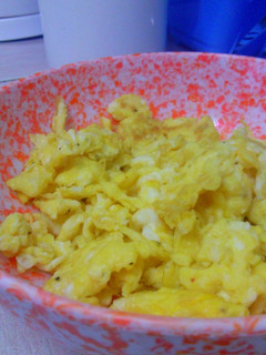 A picture of Black Pepper Scrambled Eggs.
