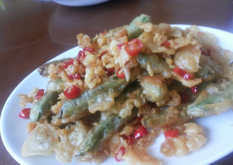 Resep Tumis buncis tepung Lezat