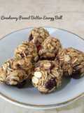 Cranberry Peanut Butter Energy Ball