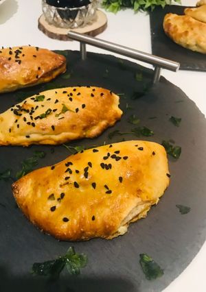 Une photo de Chaussons salés au poulet