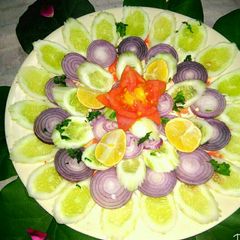 A picture of Healthy tasty salad.