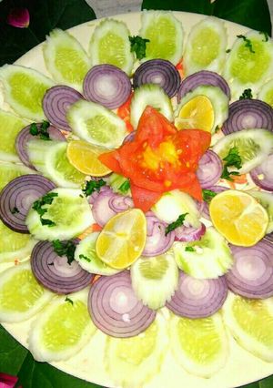 A picture of Healthy tasty salad.