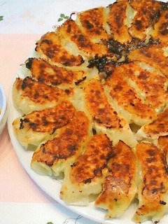 A picture of Easy Homemade Authentic Gyoza.