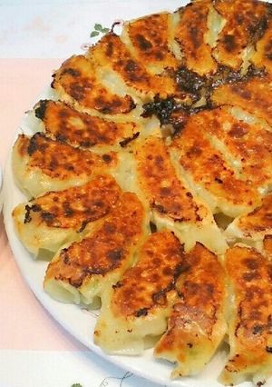 A picture of Easy Homemade Authentic Gyoza.