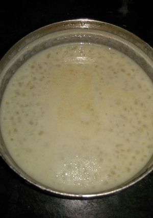 A picture of Bajre ki kheer.