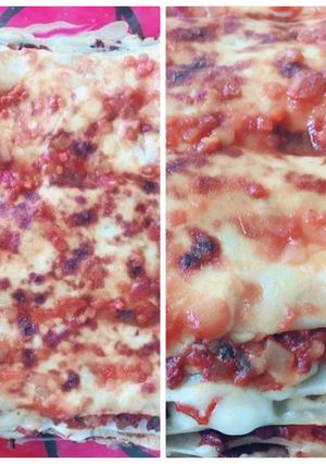 صورة لوصفة لازانيا على طريقتي 😋