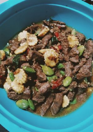 Foto resep Tumis Sapi Cah Petai