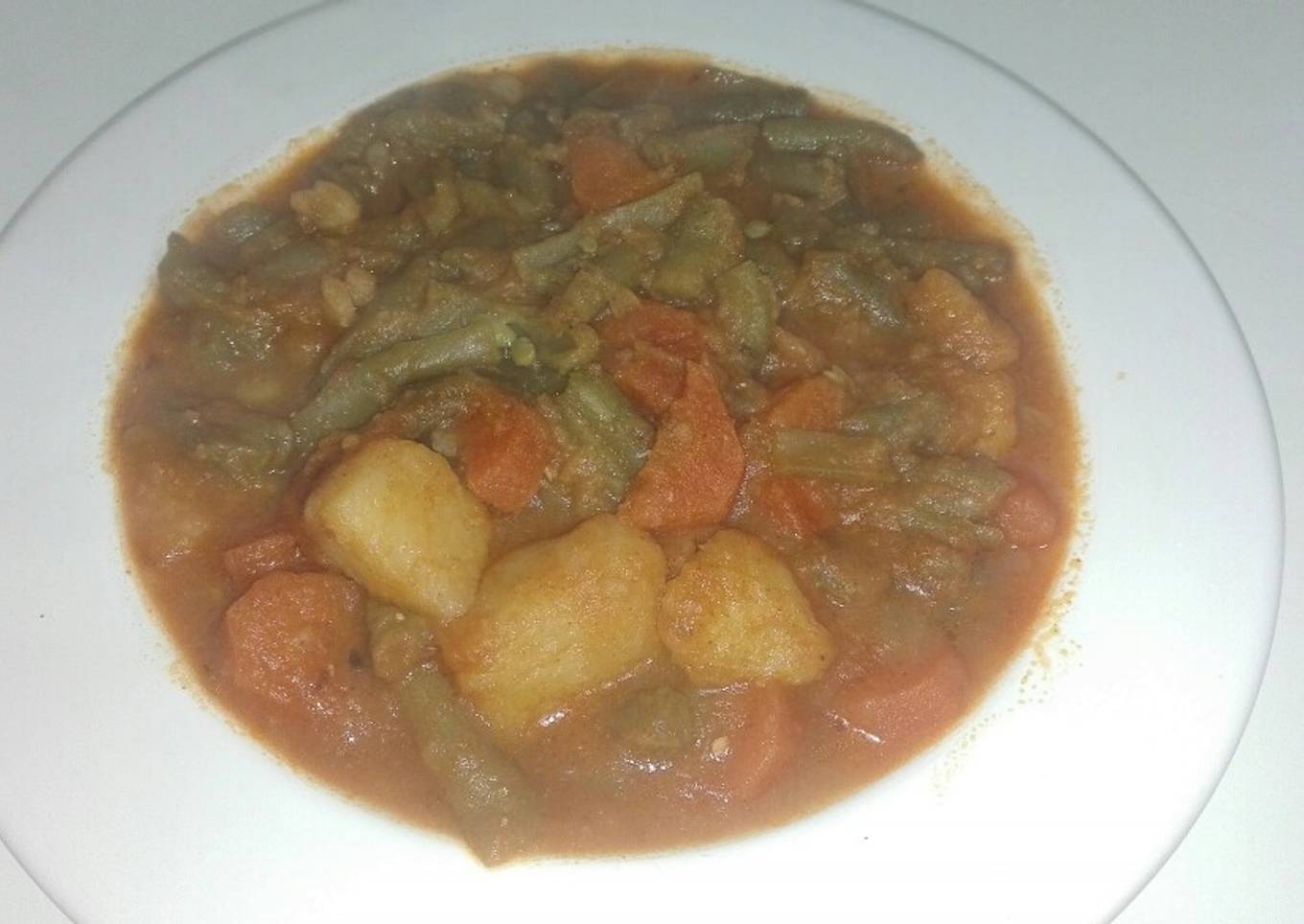 Estofado de verdura y pollo