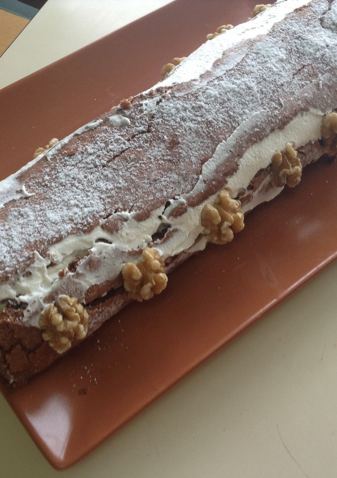 Una foto de Brazo de chocolate y café