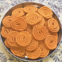 A picture of Rice Flour Chakri.
