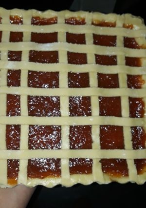 Una foto de Pasta frola membrillo, para acompañar el mate (soy fan del mate)