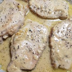 A picture of Sweet Mustard Pork Chops.