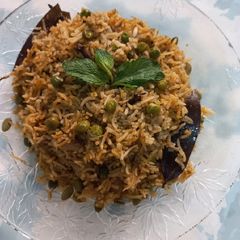 A picture of Pudina rice.