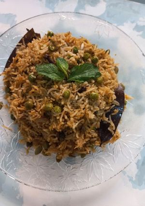 A picture of Pudina rice.