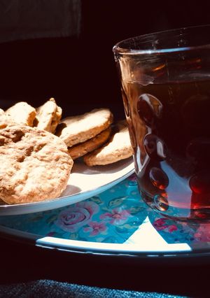 صورة لوصفة بسكويت مشبع بالشوفان والنخاله