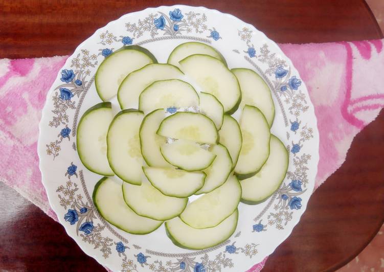 Easy Way to Prepare Perfect Cucumber salad #5orlessingredientsrecipecontest