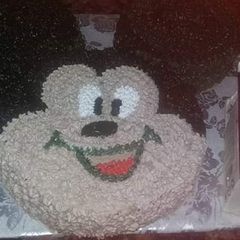 A picture of Mickey mouse cake.