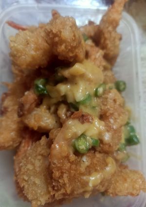 Foto resep Udang saus kuning telur