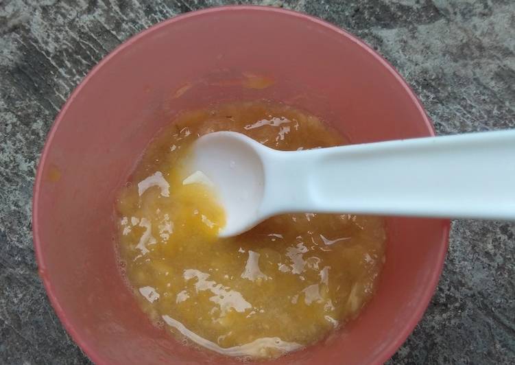 Bahan [MPASI 8M+ ] Puree Pisang | Cara Buat [MPASI 8M+ ] Puree Pisang Yang Enak dan Simpel