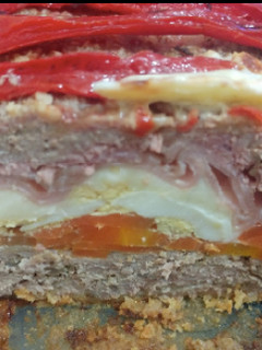 Una foto de Pan de carne relleno
