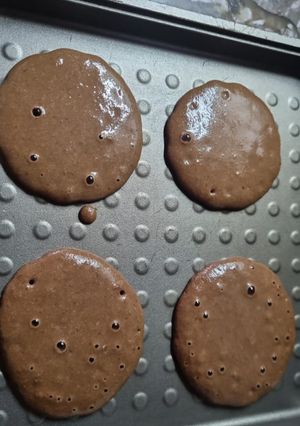 Una foto de Pancakes Keto de Cacao
