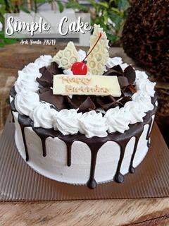Foto resep Simple Cake (Blackforest Cake)