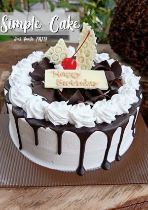 Foto resep Simple Cake (Blackforest Cake)